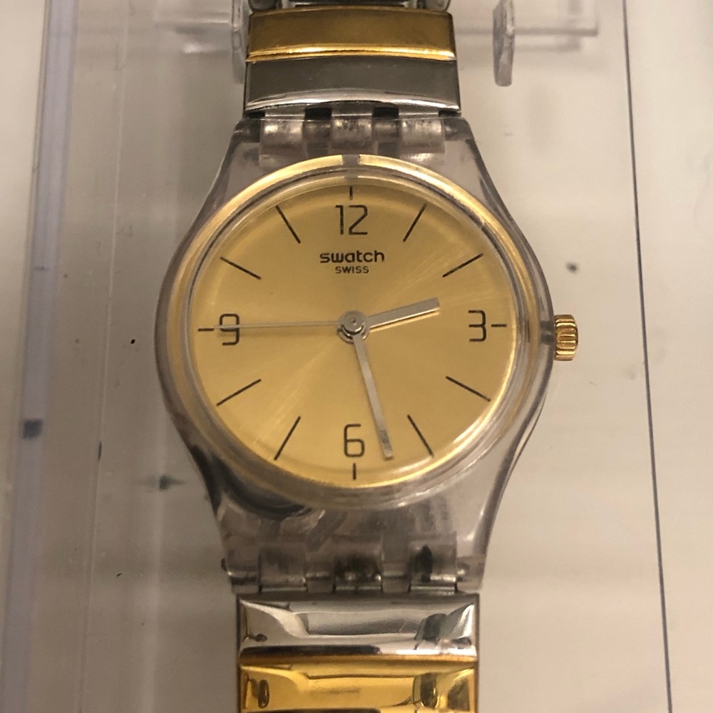 Gold Silver SWATCH WATCH - Picture 2 of 13